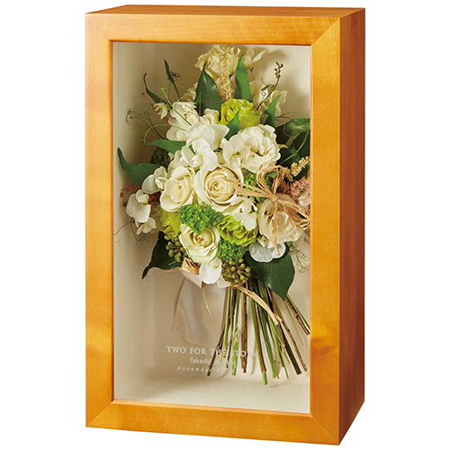 【アフターブーケ】グランデ  アプリコット　生花のドライフラワー加工