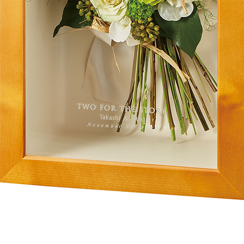 【アフターブーケ】グランデ  アプリコット　生花のドライフラワー加工