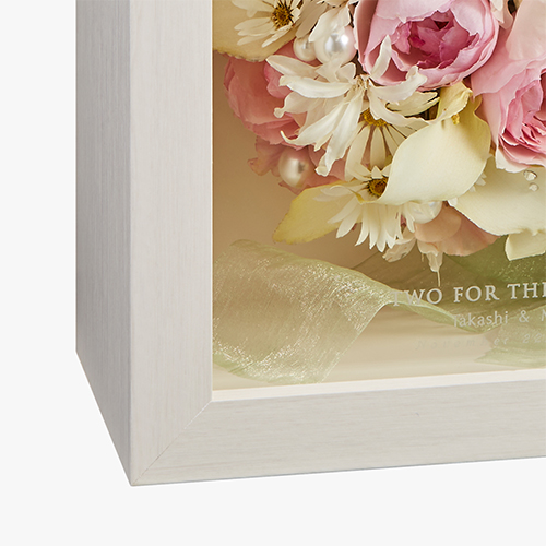 【アフターブーケ】キュービック ヴェール　生花のドライフラワー加工