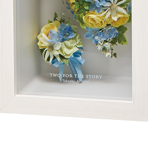 【アフターブーケ】キュービック ヴェール　生花のドライフラワー加工