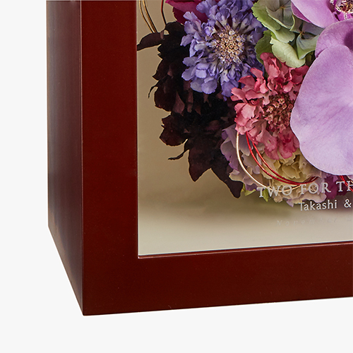 【アフターブーケ】グランデ  ショコラ　生花のドライフラワー加工