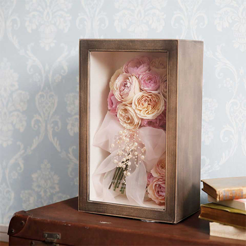 【アフターブーケ】グランデ 　シャビーシック　生花のドライフラワー加工