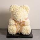 幸せを呼ぶ ローズ テディベア　ホワイト