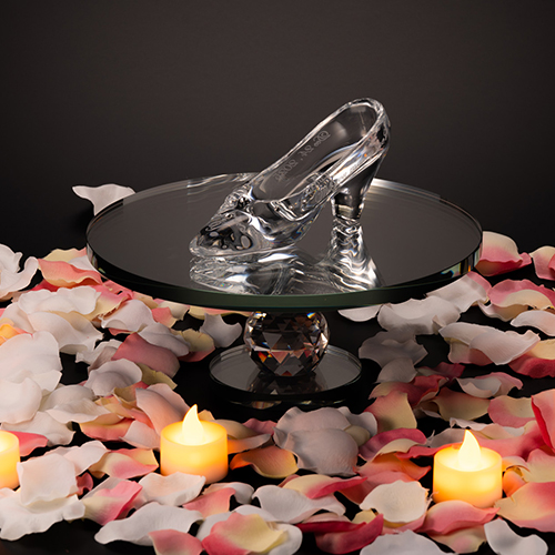 名入れ彫刻 スモール シンデレラの靴 クリスタルガラス