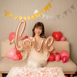 ハートバルーン装飾セット & Love