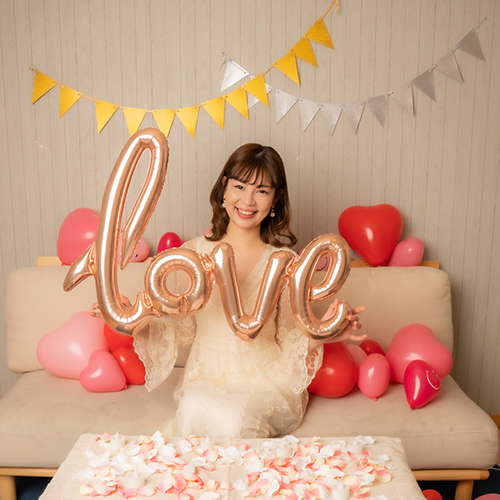ハートバルーン装飾セット & Love