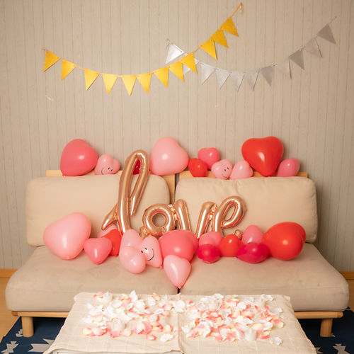 ハートバルーン装飾セット & Love