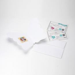 【ストメモ動画編集アプリ付】幸せを運ぶちょうちょ型のメッセージカード