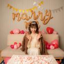 ハートバルーン装飾セット & MARRY ME(結婚してください)