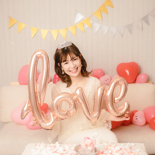 ハートバルーン装飾セット & Love