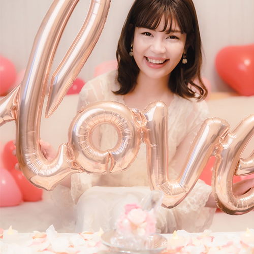 ハートバルーン装飾セット & Love