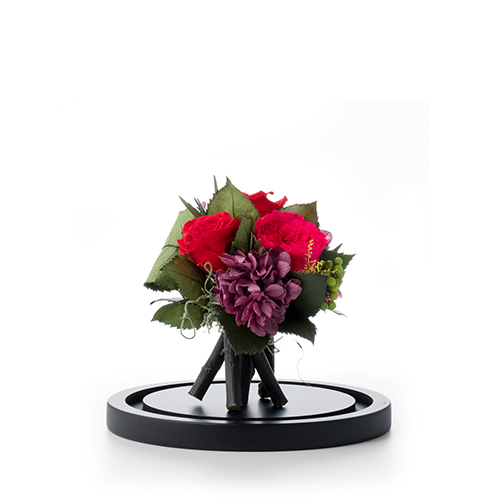 フラワーブーケ ドームS レッド