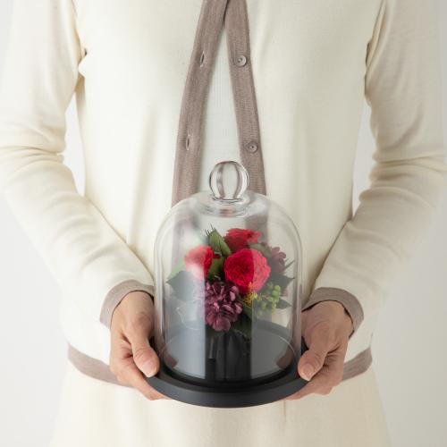 フラワーブーケ ドームS レッド