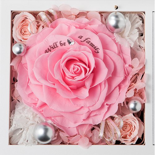 Special高級オルゴール　ジュエリーボックス≪ドラマティックピンク≫プリザーブド