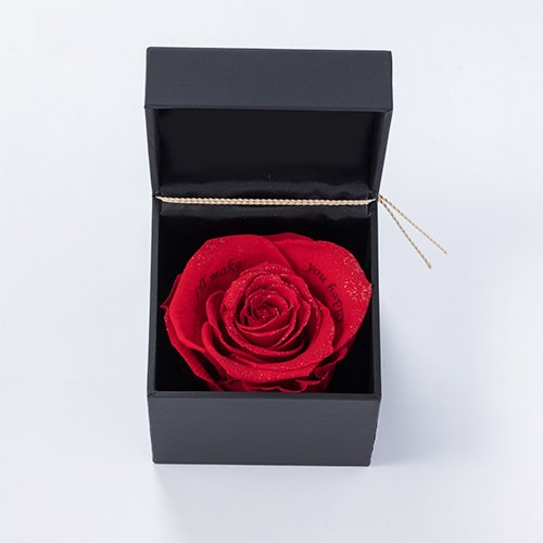プロポーズボックス フラワー Specialダイヤモンドローズ レッド