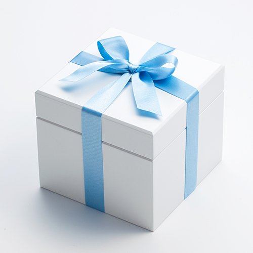 高級ホワイトオルゴールBOX お花イッパイ!プリザーブドフラワー≪ソーダ≫