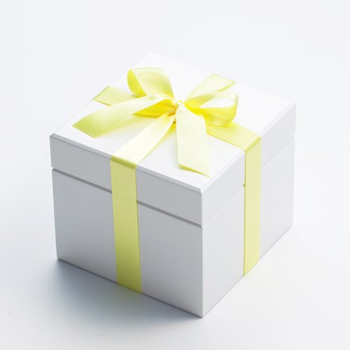 高級ホワイトオルゴールBOX お花イッパイ!プリザーブドフラワー≪リモーネ≫