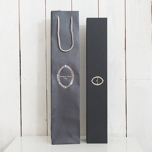 【バラ一輪】プリザーブドフラワーローズ(専用バッグ付き)≪ストロベリーピンク≫