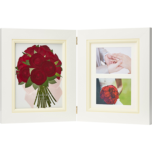 【アフターブーケ】ミルキー　生花の押し花加工