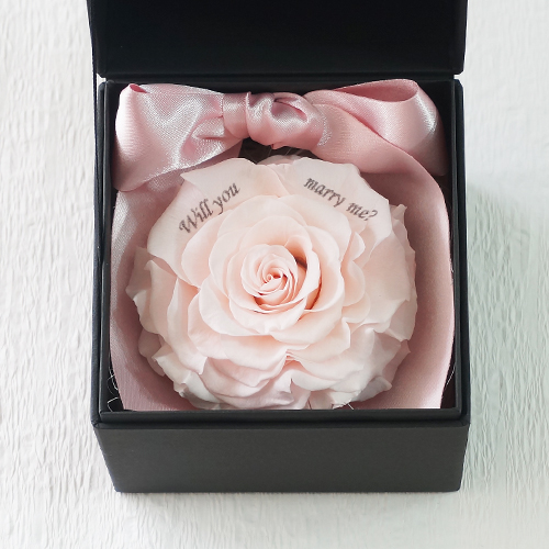 プロポーズボックス ROSE BOUTE ブラックBOX ≪ハニーピンク≫