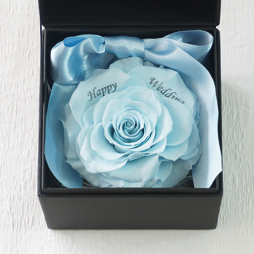 プロポーズボックス ROSE BOUTE ブラックBOX ≪ソーダブルー≫