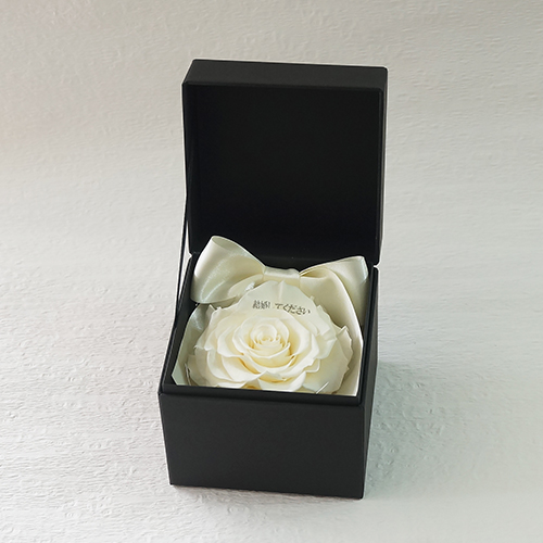 プロポーズボックス ROSE BOUTE ブラックBOX ≪ホワイト≫