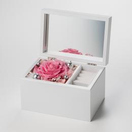 Special高級オルゴール　ジュエリーボックス≪ドラマティックピンク≫プリザーブド